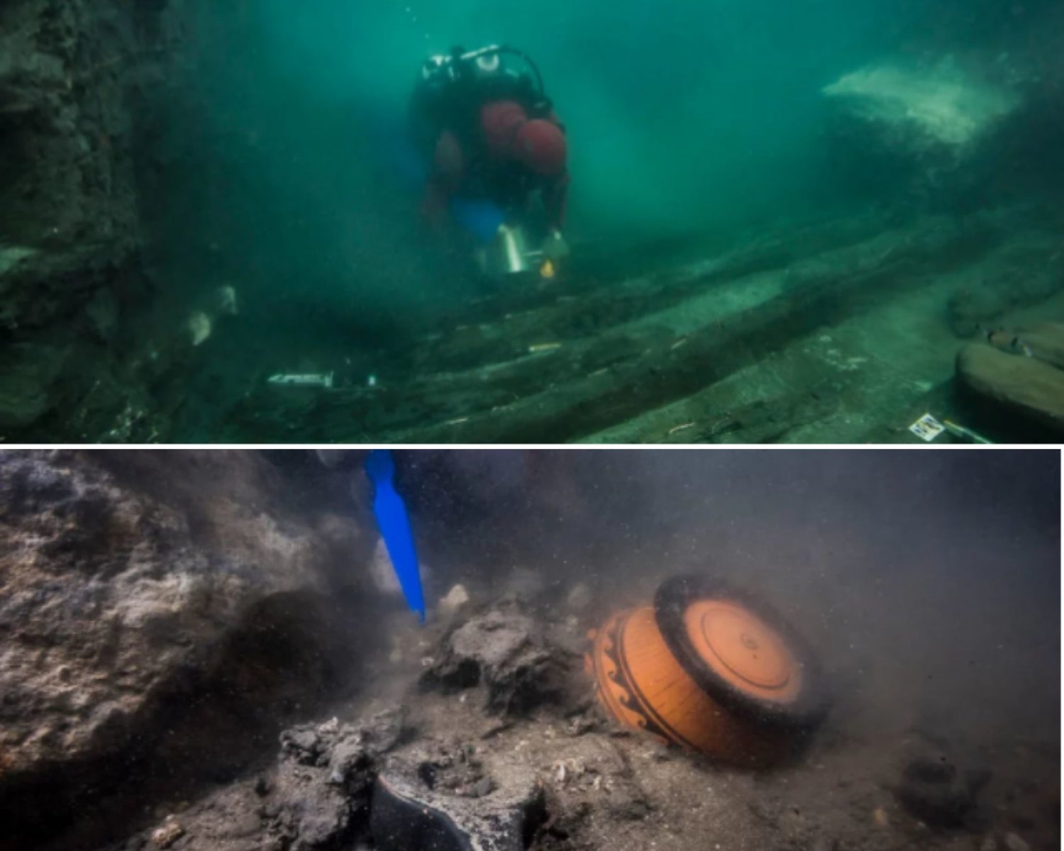 Ένα αρχαίο ναυάγιο και ελληνικοί τάφοι βρέθηκαν σε βυθισμένη πόλη της Αιγύπτου