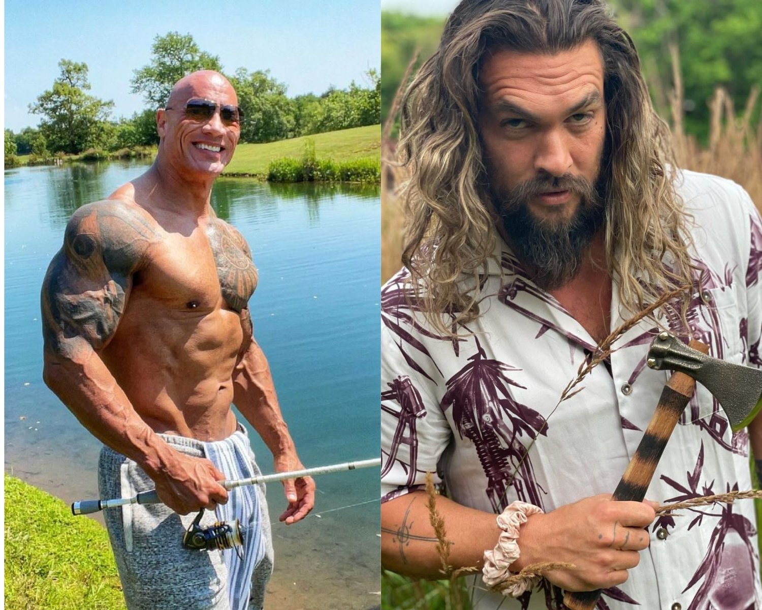 Ο Jason Momoa και ο «The Rock» αποκαλύπτουν αν κάνουν μπάνιο συχνά ή όχι