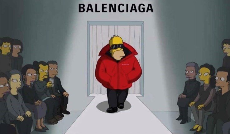 Balenciaga: Οι Simpsons έγιναν τα μοντέλα στην επίδειξη μόδας SS22