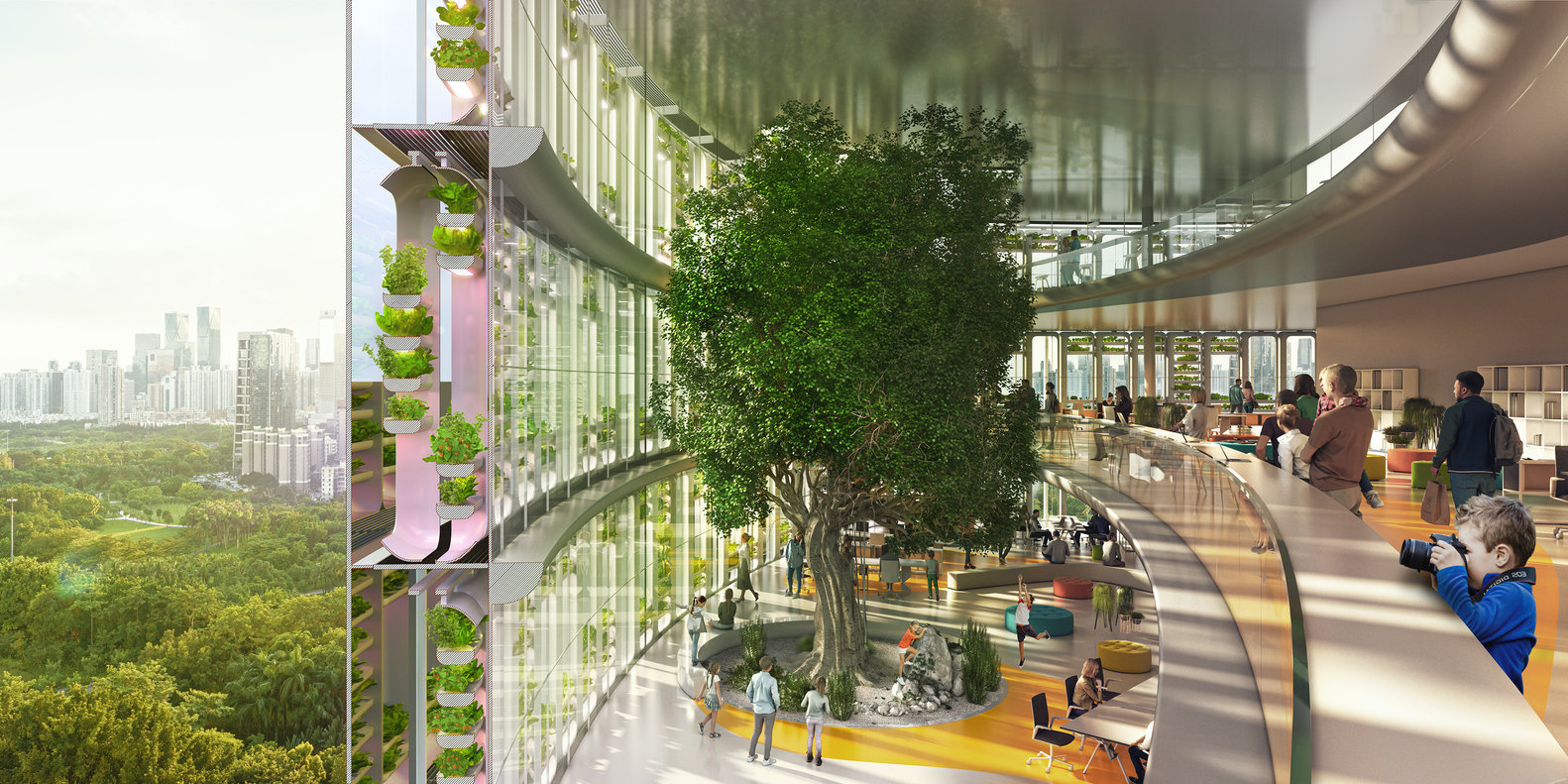 Jian Mu: Ένας ουρανοξύστης νέα γενιάς με κάθετη φάρμα – Μπορεί να ταΐσει 40.000 ανθρώπους