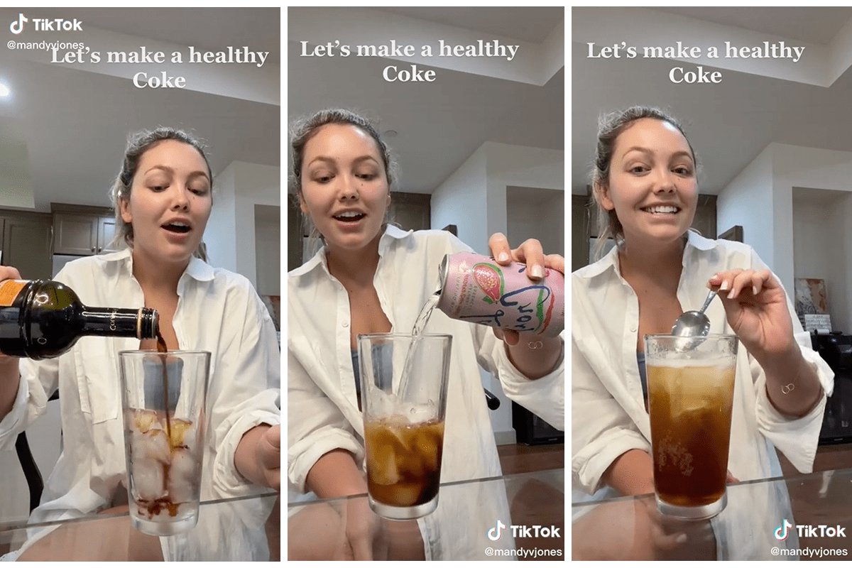 TikTok: Οι οδοντίατροι προειδοποιούν για το trend της «Healthy Coke» με ξύδι και σόδα