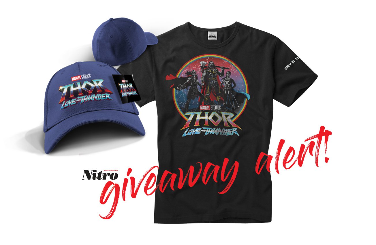 Giveaway Marvel x Nitro: Κερδίστε 5 συλλεκτικές μπλούζες και καπέλα Thor: Love and Thunder