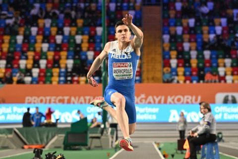«Αργυρός» πρωταθλητής Ευρώπης στο τριπλούν ο Ανδρικόπουλος
