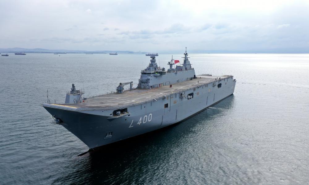 Τουρκία: Έτοιμο το ελικοπτεροφόρο αμφίβιων επιχειρήσεων
