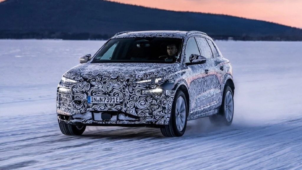 To πρωτότυπο Audi Q6 e-tron δοκιμάζει τις δυνατότητές του στον μακρινό βορρά