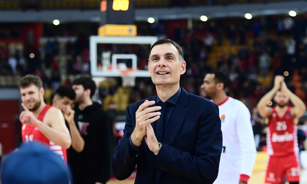 Γιώργος Μπαρτζώκας: Προπονητής της σεζόν στην EuroLeague για δεύτερη σερί σεζόν