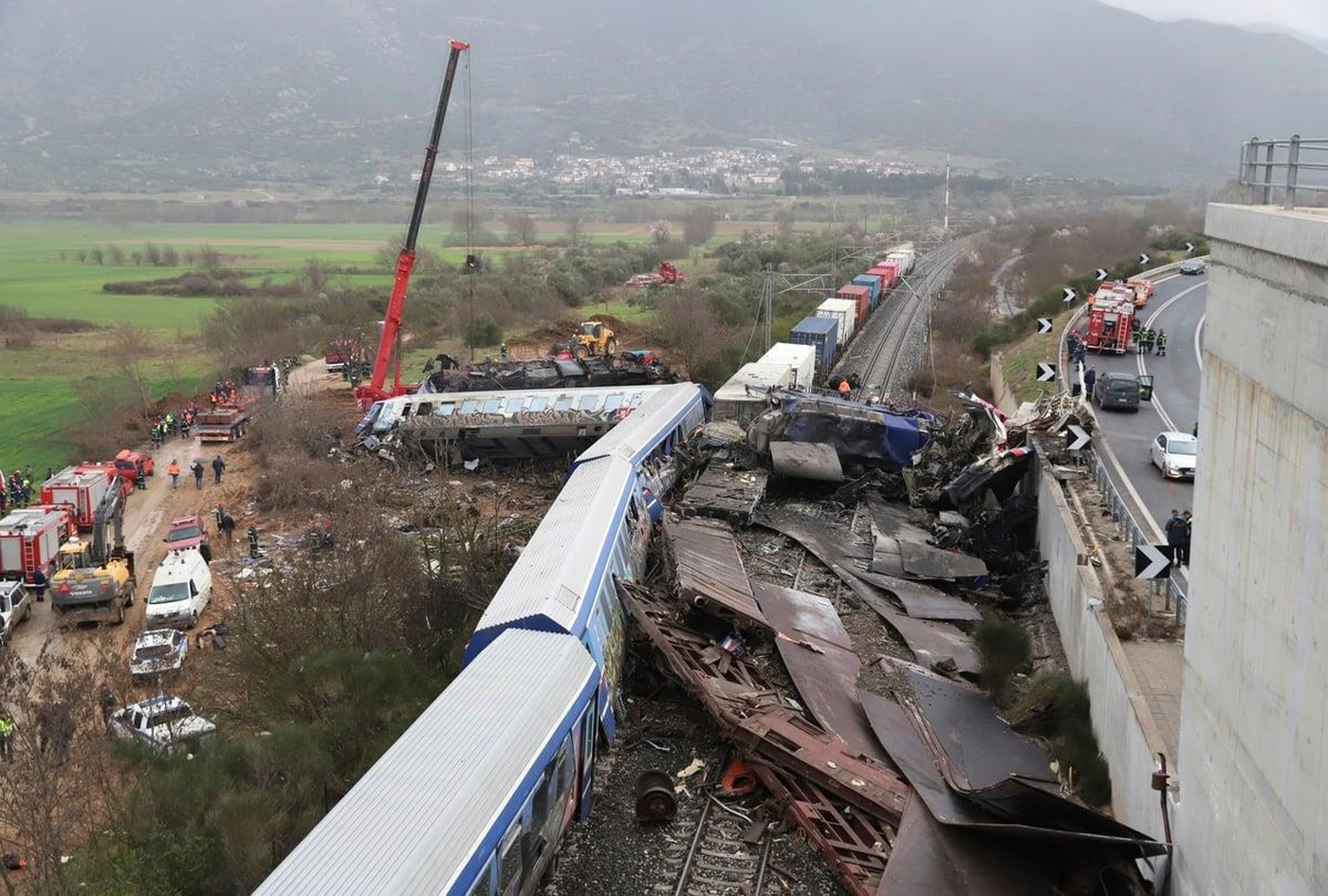 Δυστύχημα στα Τέμπη: 43 οι νεκροί, δεκάδες οι τραυματίες