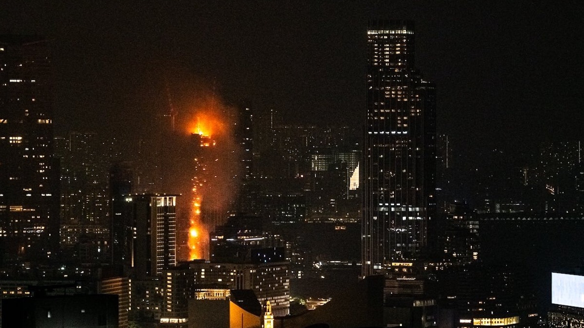 Χονγκ Κονγκ: Μεγάλη φωτιά σε ουρανοξύστη