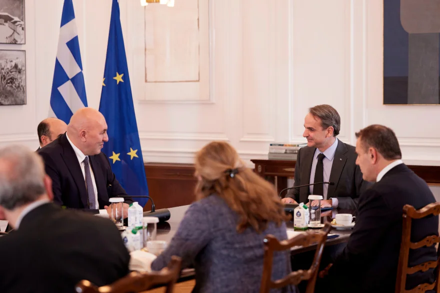 Συνάντηση Μητσοτάκη με τον Ιταλό υπουργό Άμυνας Κυριάκος Μητσοτάκης