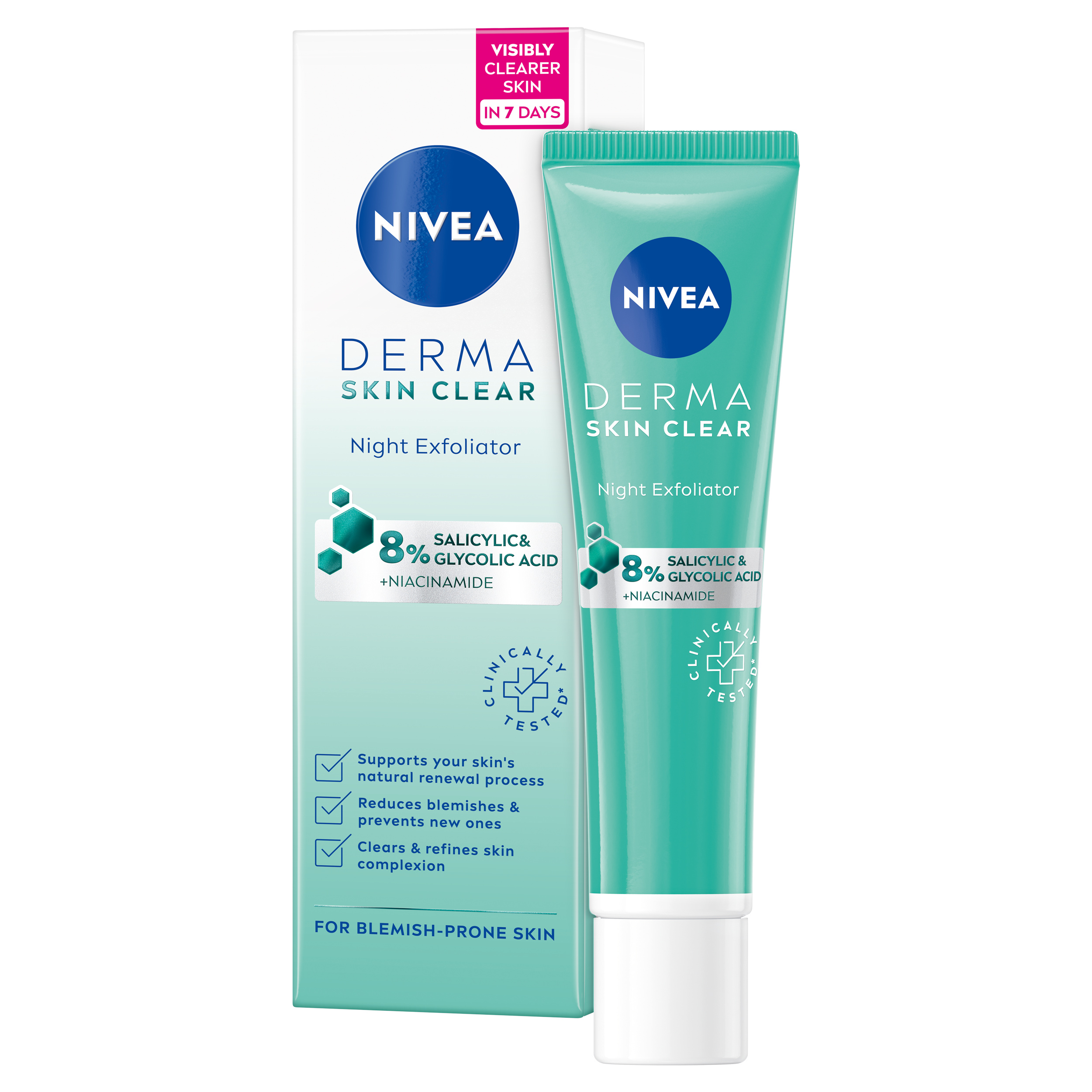 NIVEA DERMA SKIN CLEAR: Νέα σειρά, ειδικά σχεδιασμένη για τη μείωση των συμπτωμάτων της ακμής NIVEA