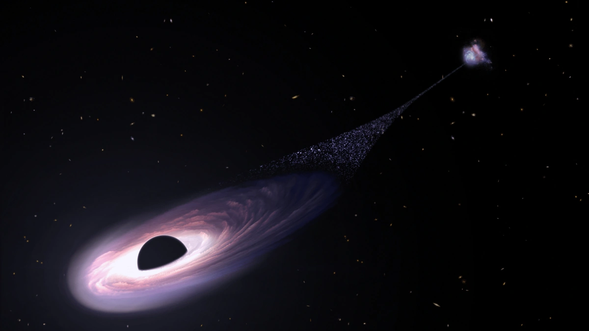 Η μαύρη τρύπα που ταξιδεύει με ταχύτητα φωτός