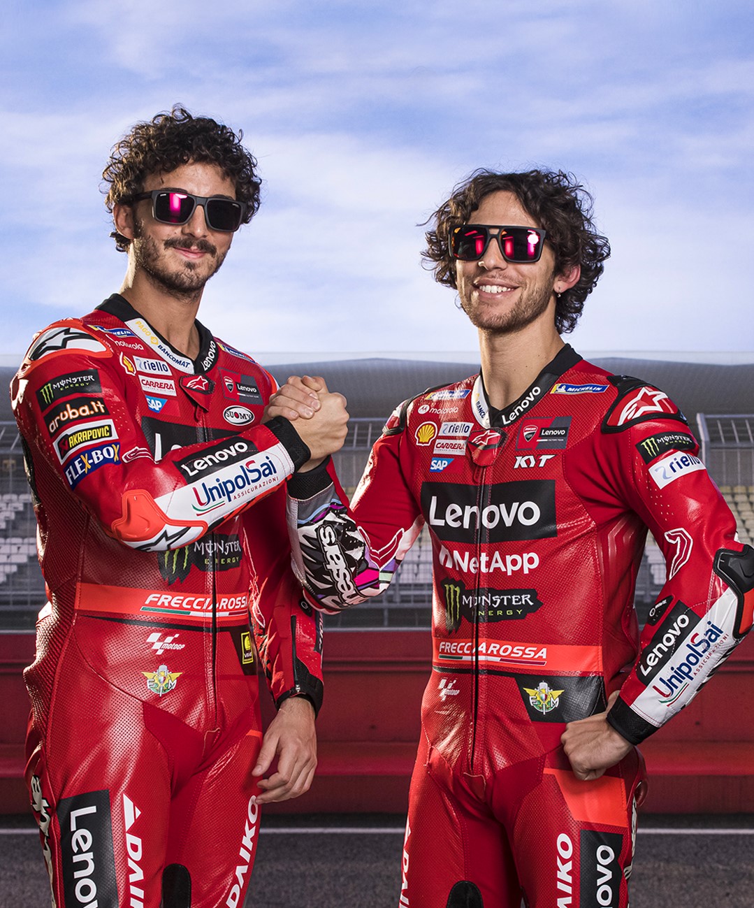 Carrera x Ducati: Pecco Bagnaia και Enea Bastianini είναι οι Παγκόσμιοι Πρεσβευτές της Carrera για το 2023 Carrera