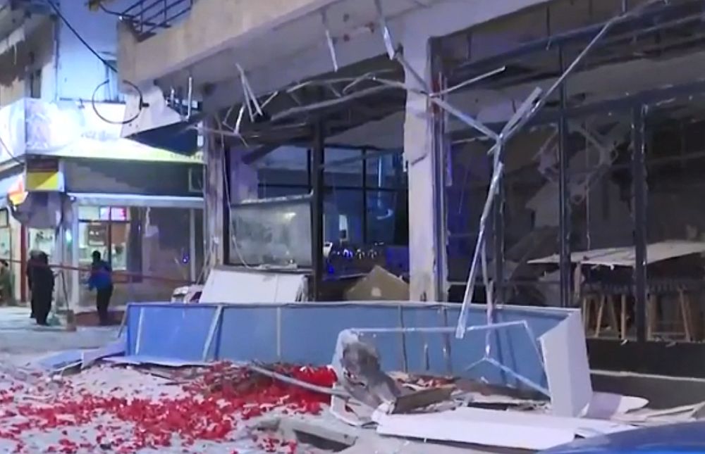 Ισχυρή έκρηξη σε καφετέρια στο Νέο Ηράκλειο
