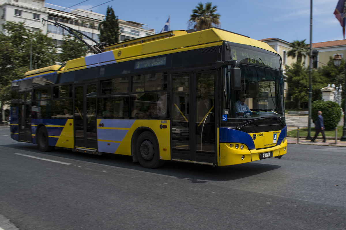 Χωρίς τρόλεϊ η Αθήνα το μεσημέρι