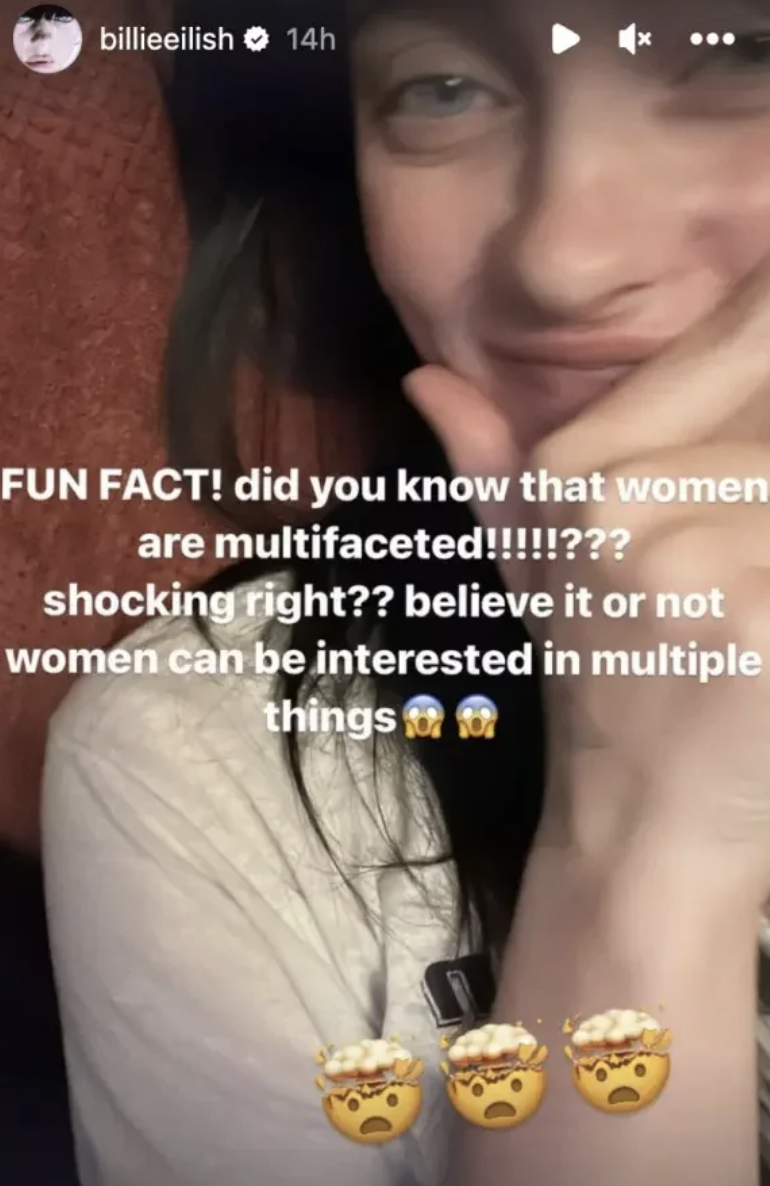 Ξέσπασε η Billie Eilish: «Δεν είμαι ξεπουλημένη επειδή αποφάσισα να ντύνομαι πιο θηλυκά» Eilish