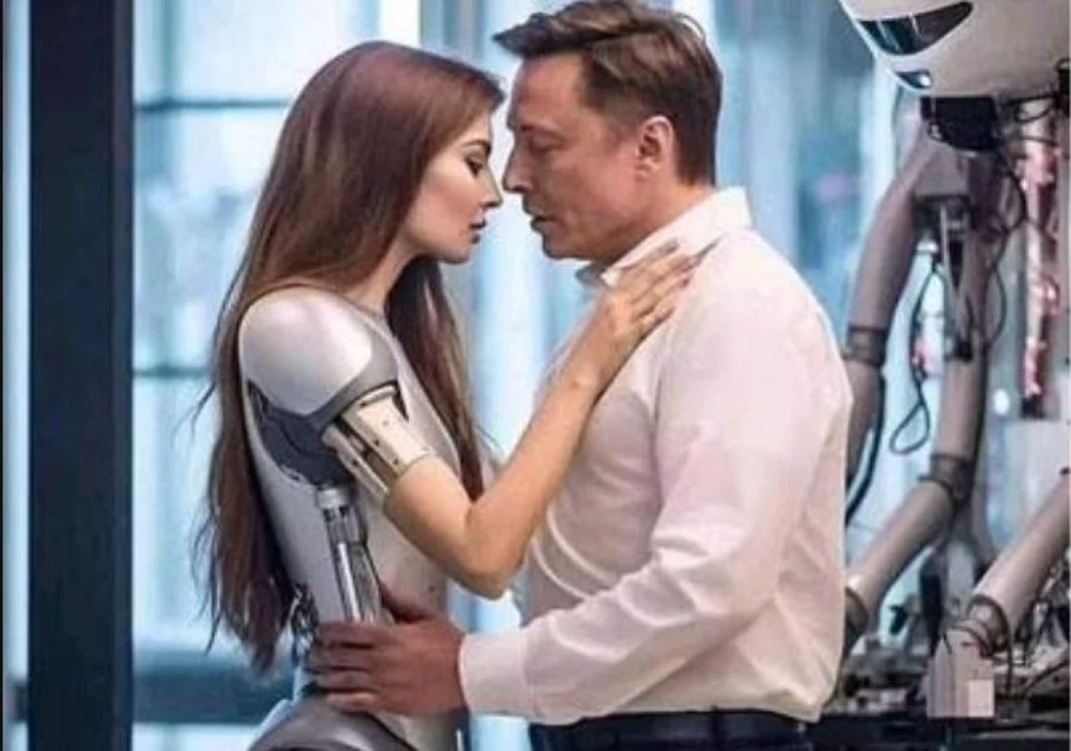 Ο Ίλον Μασκ φιλά την… τεχνητή γυναίκα των ονείρων του