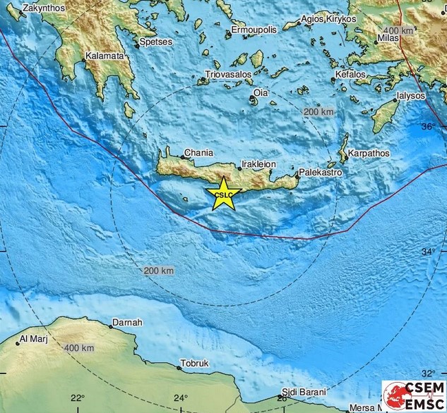 Ισχυρός σεισμός 5,1 Ρίχτερ στην Κρήτη - Ανάστατοι στους δρόμους οι κάτοικοι σεισμός
