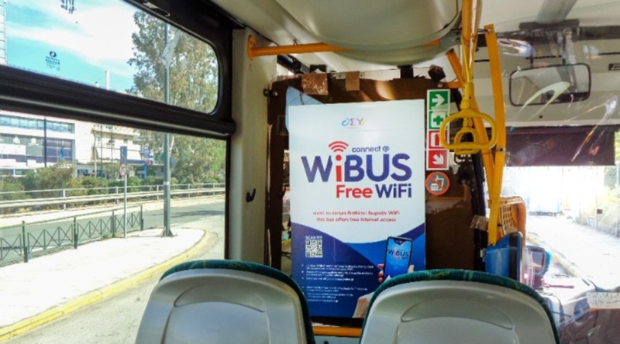 Wi-BUS: Έρχεται πιλοτικά το wi-fi στα αστικά λεωφορεία της Αθήνας