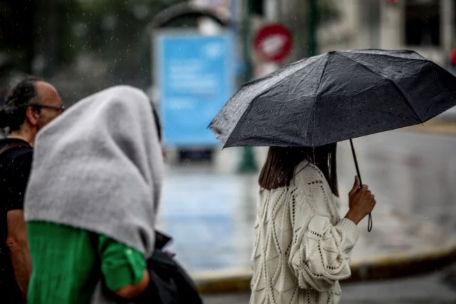 Καιρός: Συννεφιά, βροχές και καταιγίδες σε μεγάλο μέρος της χώρας