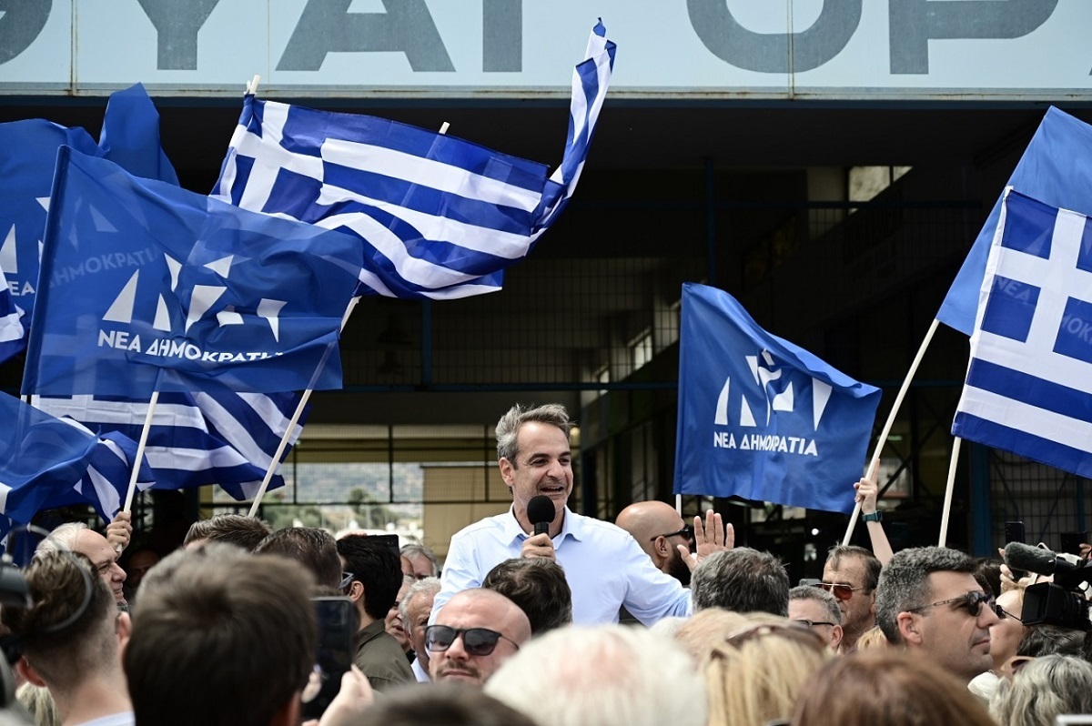 Κυριάκος Μητσοτάκης στη Σαλαμίνα: «Αυτή θα είναι η τετραετία των καλύτερων μισθών για κάθε Ελληνίδα και για κάθε Έλληνα»