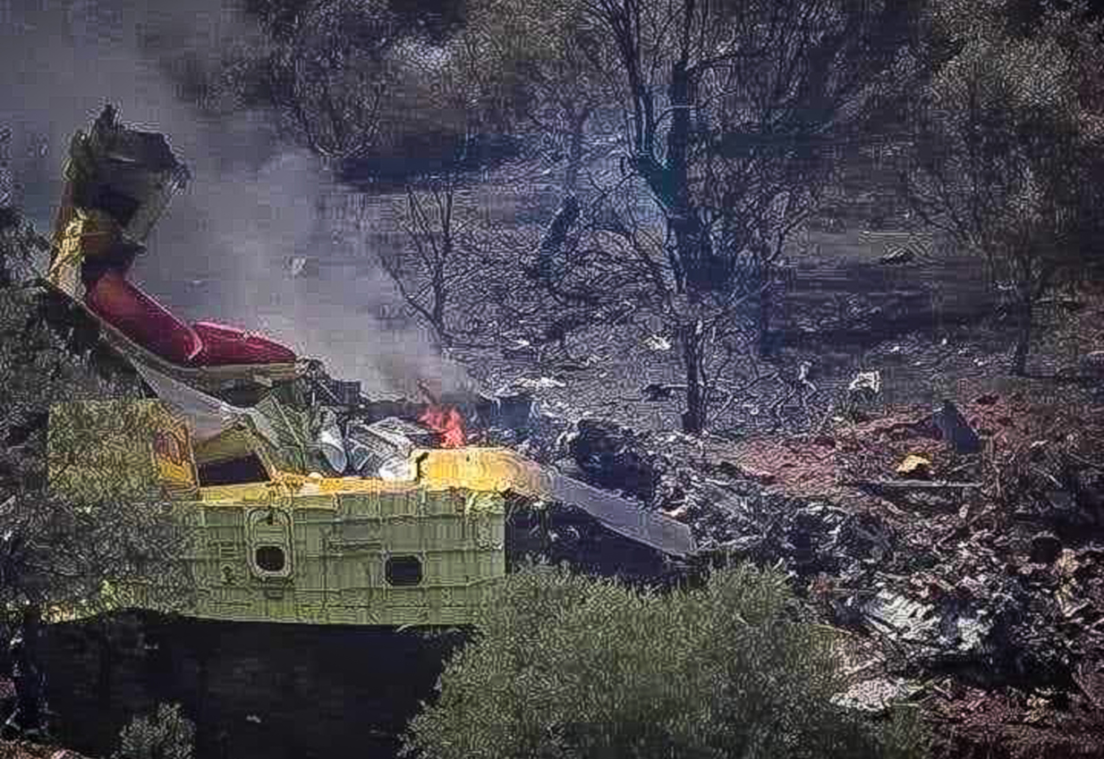 Canadair νεκροί οι δύο πιλότοι