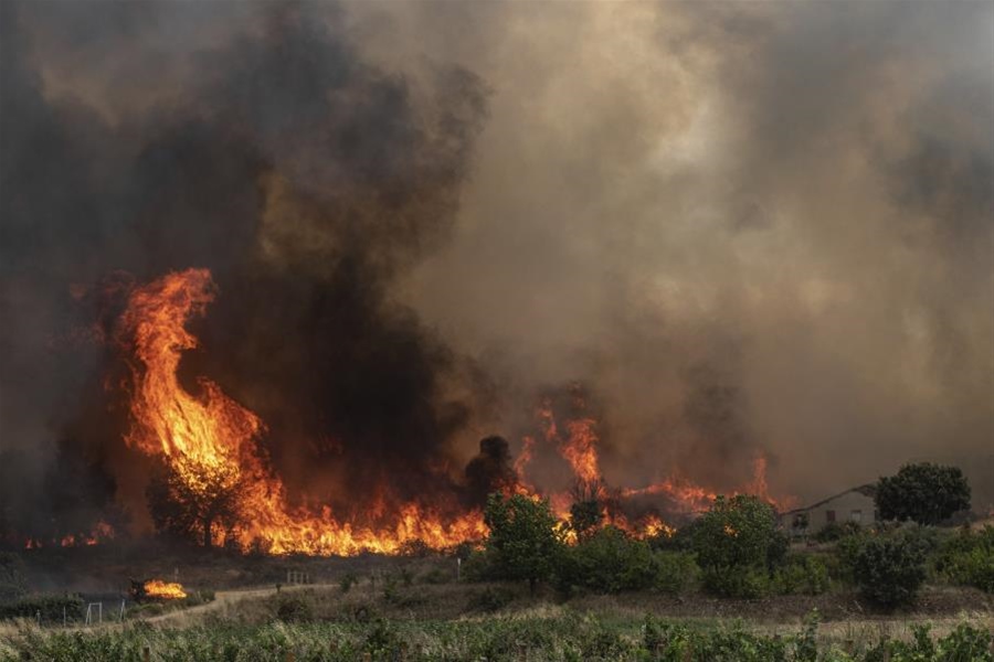 Μαίνεται η φωτιά στη Ρόδο – Κάλεσμα για εκκένωση στα Λάερμα