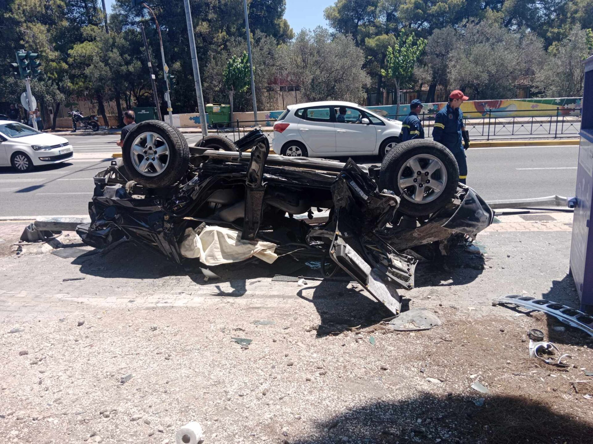 Πατέρας δύο παιδιών ο 49χρονος που σκοτώθηκε στη Μαραθώνος - Πώς προκάλεσε το τροχαίο η 88χρονη Μαραθώνος