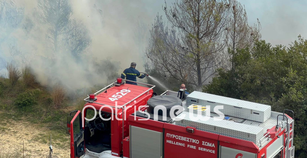 Πύργος: Οριοθετήθηκε η πυρκαγιά στην Ηράκλεια Ηλείας