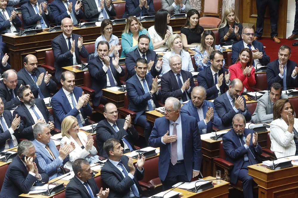 Επανεξελέγη πρόεδρος της Βουλής ο Κωνσταντίνος Τασούλας