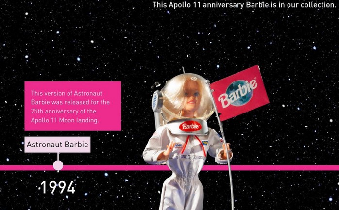 Η Barbie… αστροναύτης – Οι διαστημικές κούκλες σε έκθεση στο Smithsonian