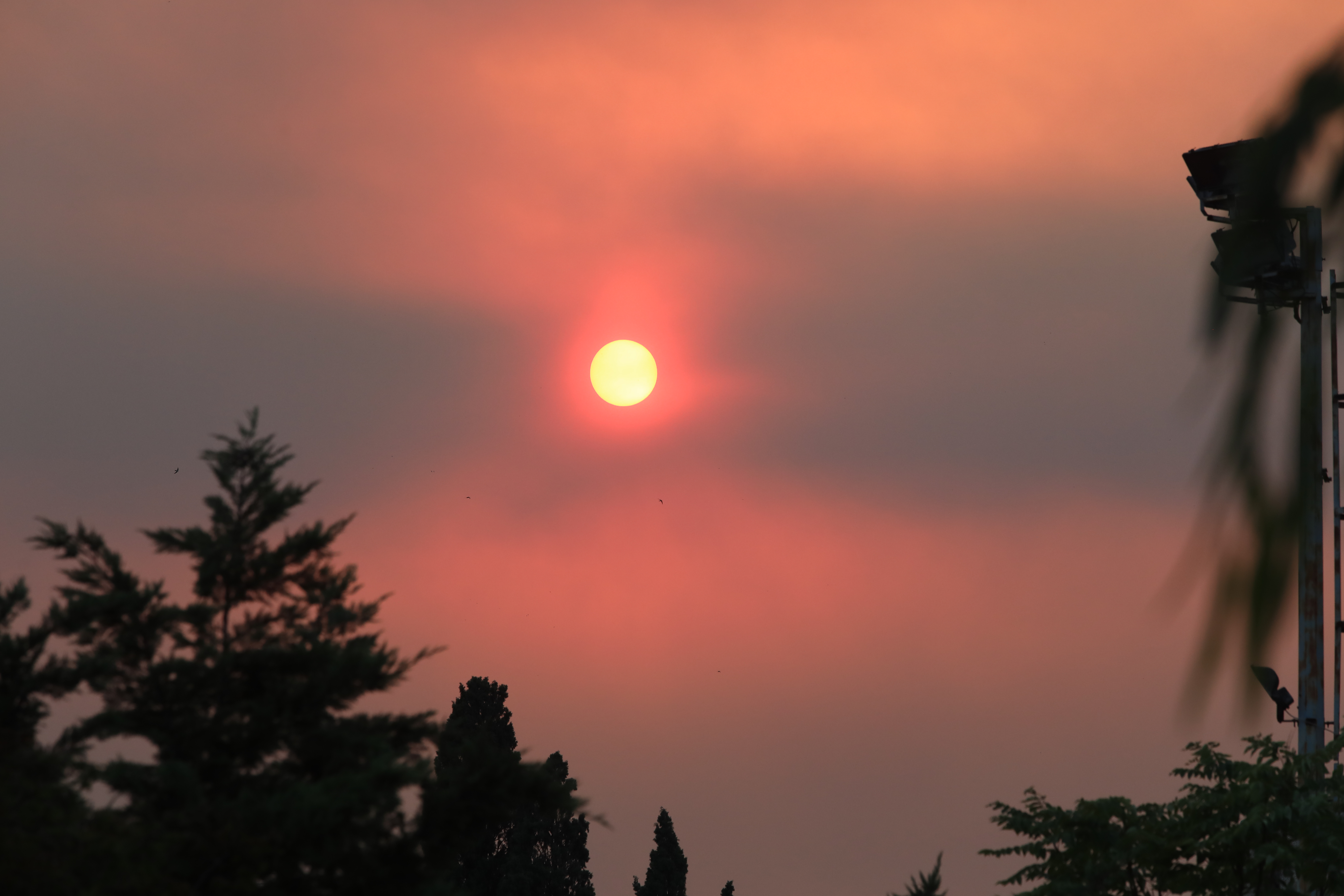 «Το Μάτι του Σάουρον»: Καπνός έχει σκεπάσει την Αττική, κρύφτηκε το ηλιοβασίλεμα (pics)