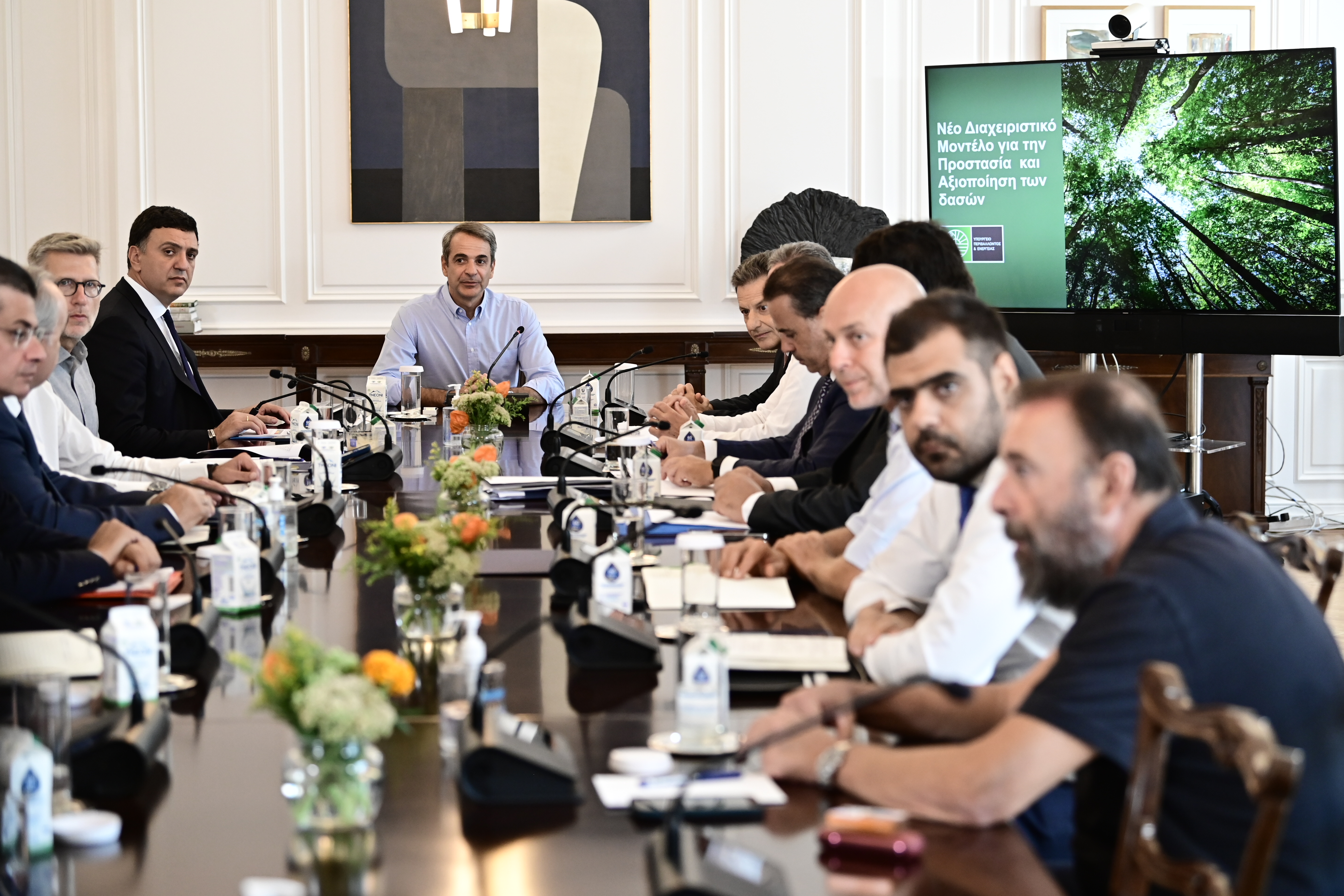 Σύσκεψη για Έβρο και Πάρνηθα: Αναδασωτέες οι περιοχές που κάηκαν -Ξεκινούν άμεσα αντιπλημμυρικά έργα