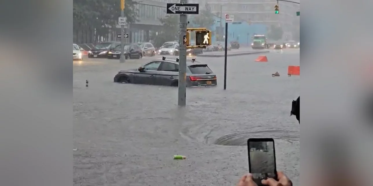 Σε κατάσταση έκτακτης ανάγκης η Νέα Υόρκη λόγω πλημμυρών