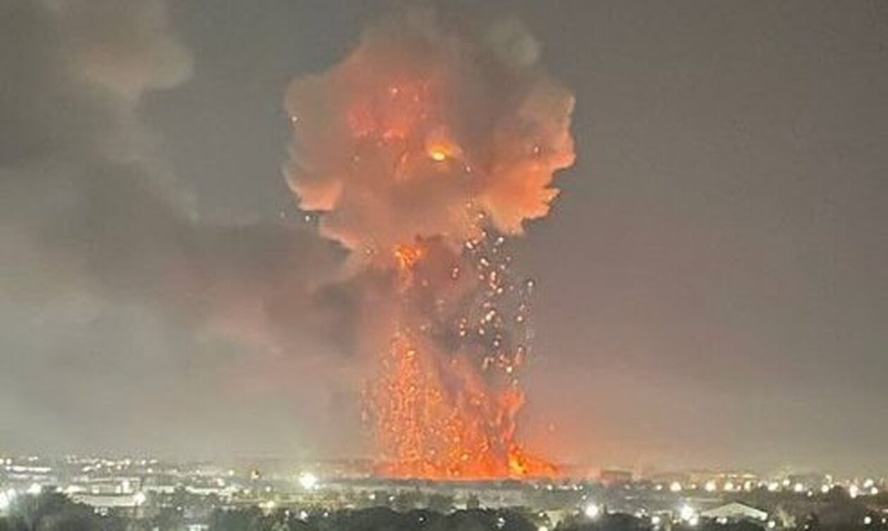 Πύρινη «κόλαση» στην Τασκένδη: Μεγάλη έκρηξη κοντά στο αεροδρόμιο