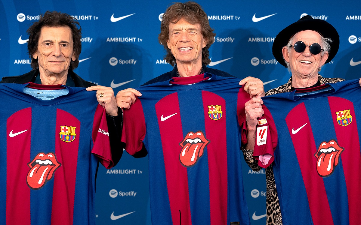 Paint it Blaugrana: Μπαρτσελόνα και Rolling Stones παίζουν μαζί μπαλίτσα! (Pics & Vids)