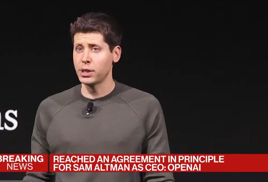 Η μεγάλη ανατροπή: Η Open AI ανακοίνωσε την επιστροφή του Σαμ Άλτμαν στη θέση του CEO