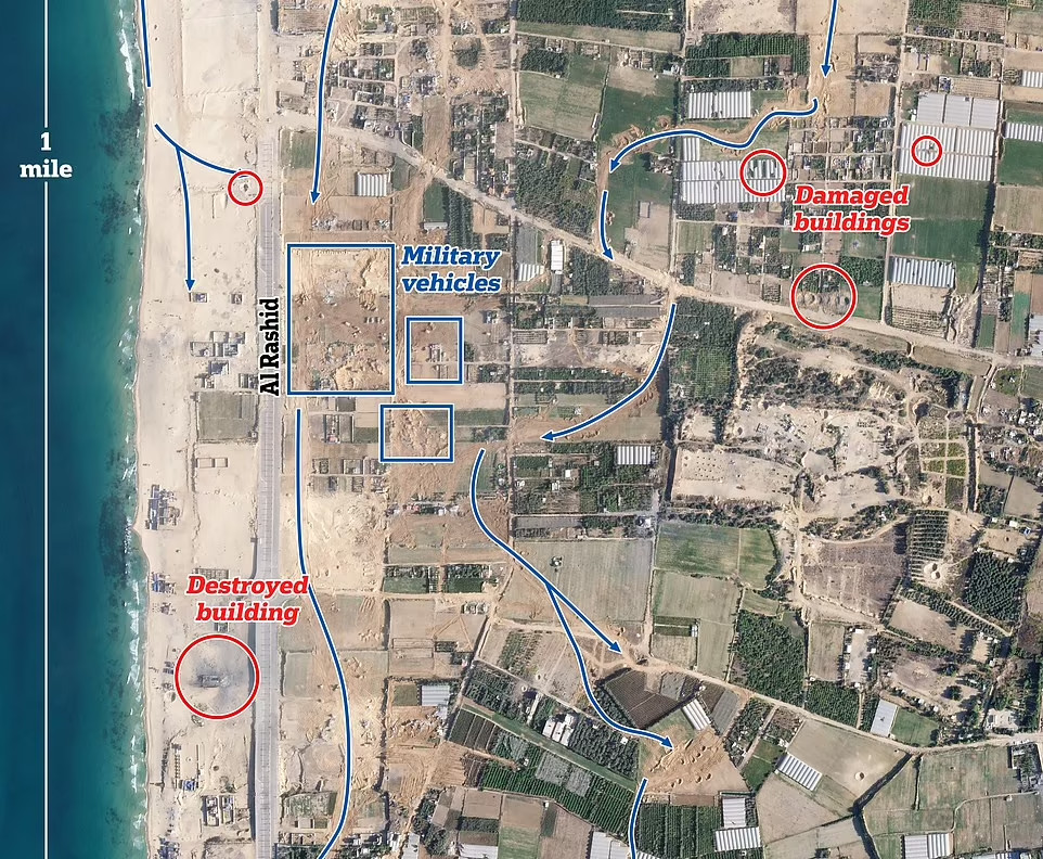 Αποκαλύφθηκε η χερσαία εισβολή στη Γάζα: Απίστευτα λεπτομερείς δορυφορικές εικόνες δείχνουν το μέγεθος της καταστροφής 
