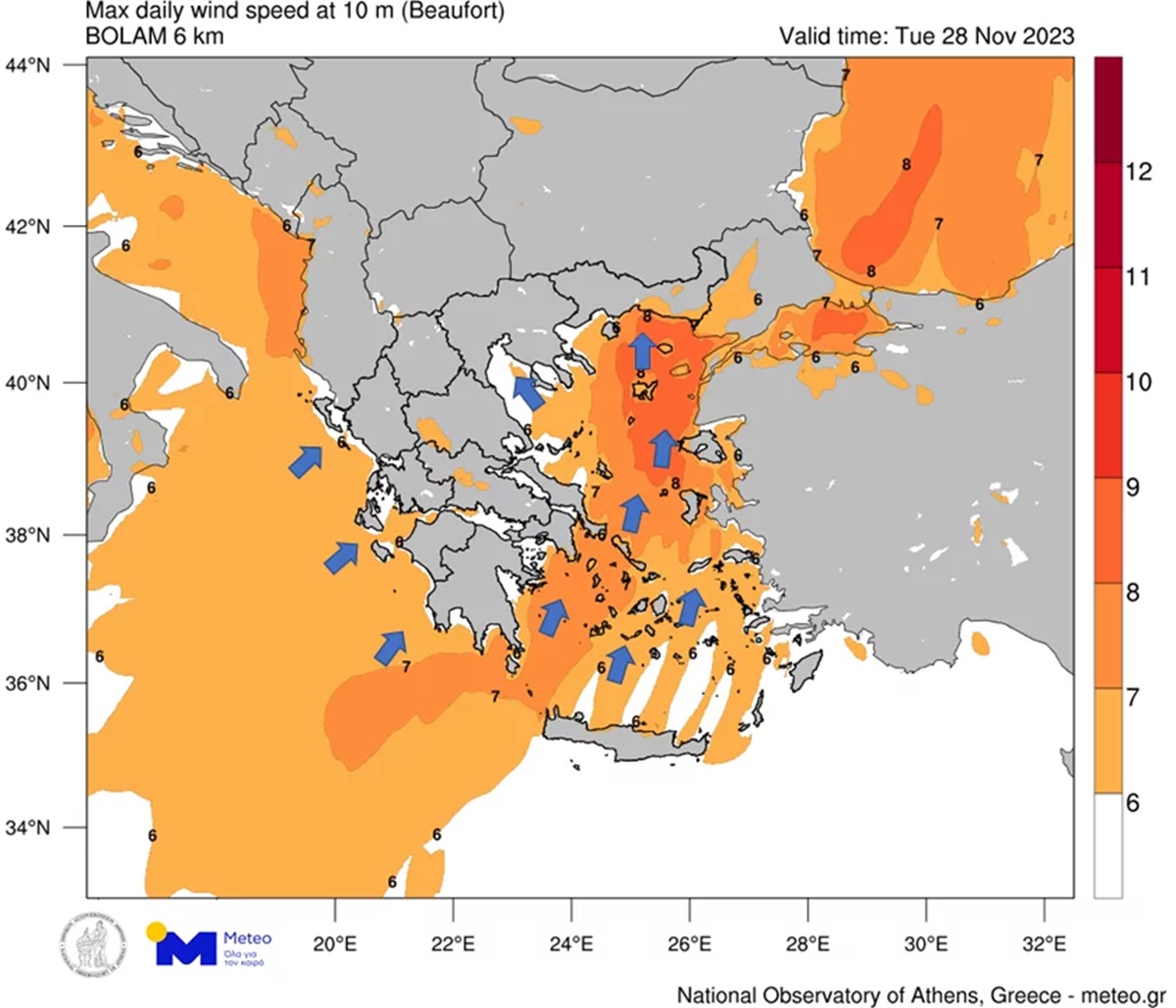 Meteo καταιγίδες 