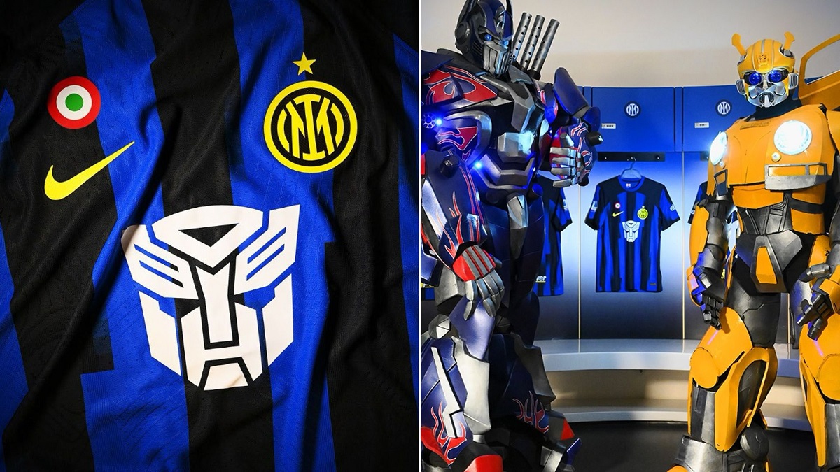 Η Ίντερ ενώνει τις δυνάμεις της με τους Transformers! (Pics)