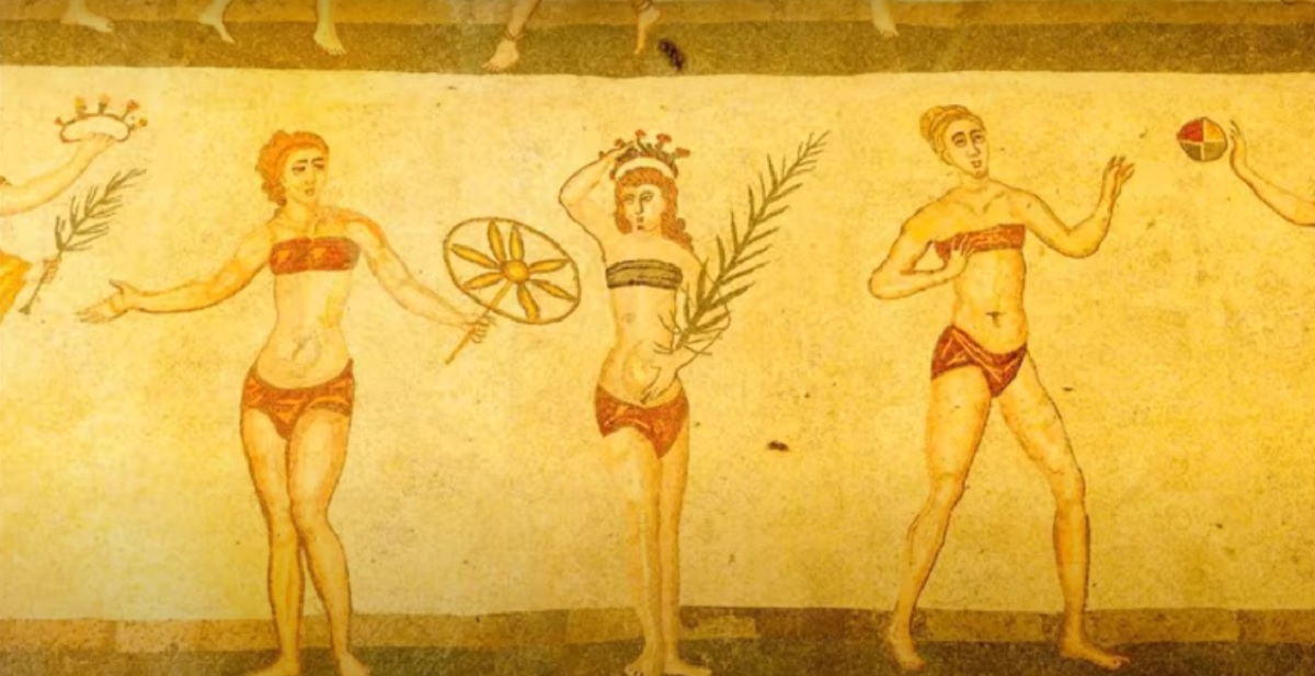 Villa Romana del Casale: Τι έκαναν τα «κορίτσια με τα μπικίνι» στην αρχαία Ρώμη; Villa Romana del Casale κορίτσια με μπικίνι