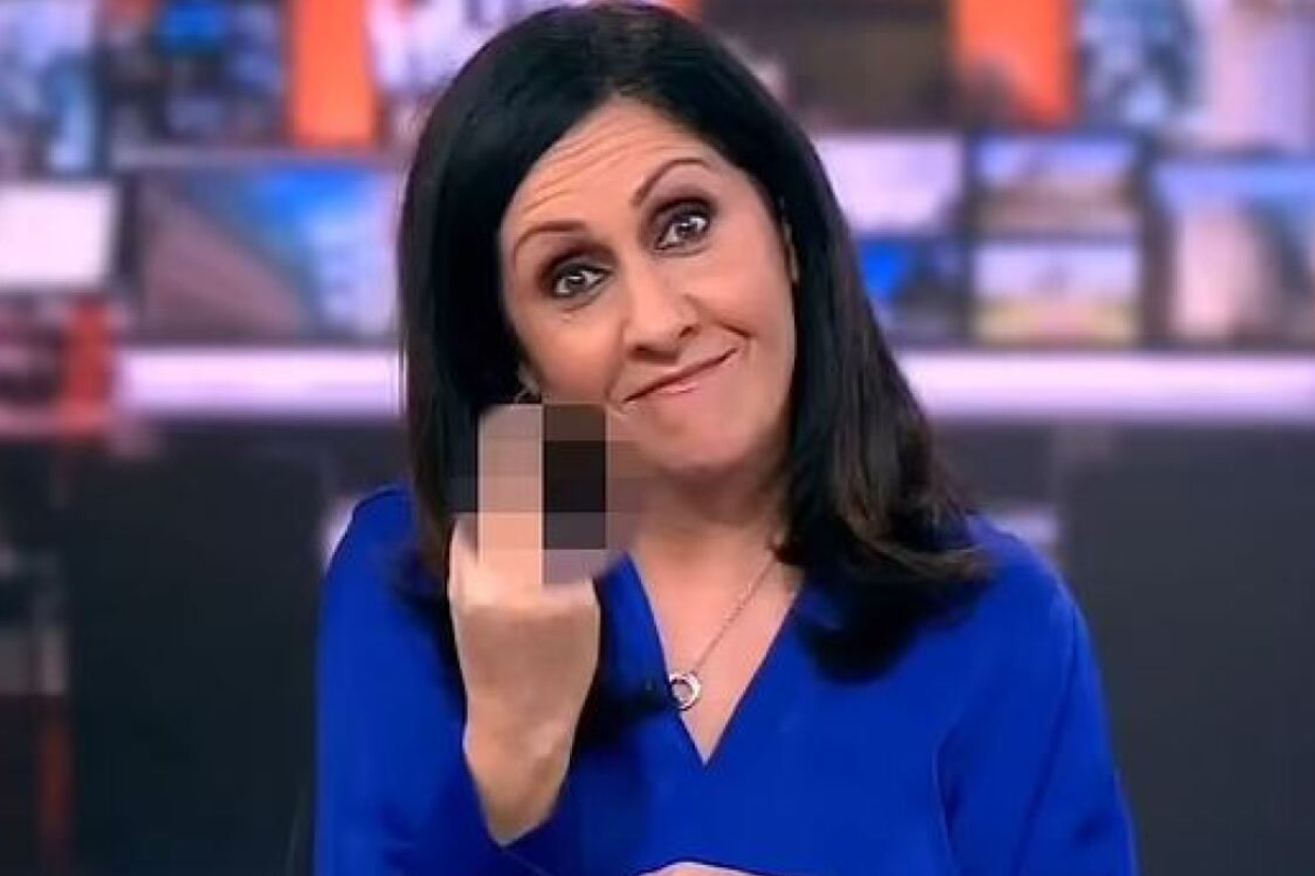Και ξαφνικά παρουσιάστρια του BBC μας έδειξε φόρα παρτίδα το μεσαίο της δάχτυλο (vid)