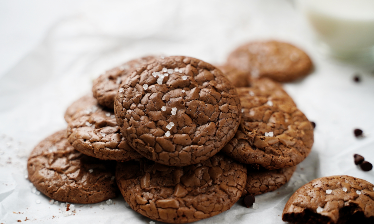 brookies γλυκό σνακ