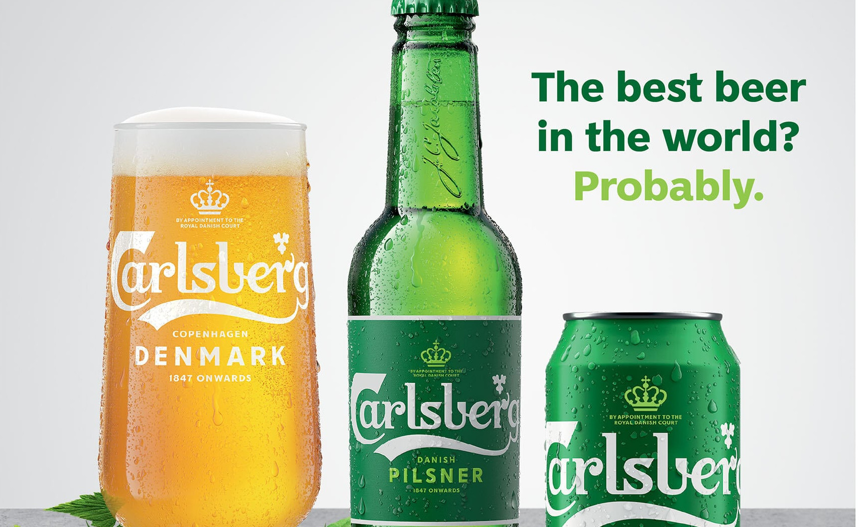 Η μπίρα Carlsberg με την πρώτη της τηλεοπτική καμπάνια